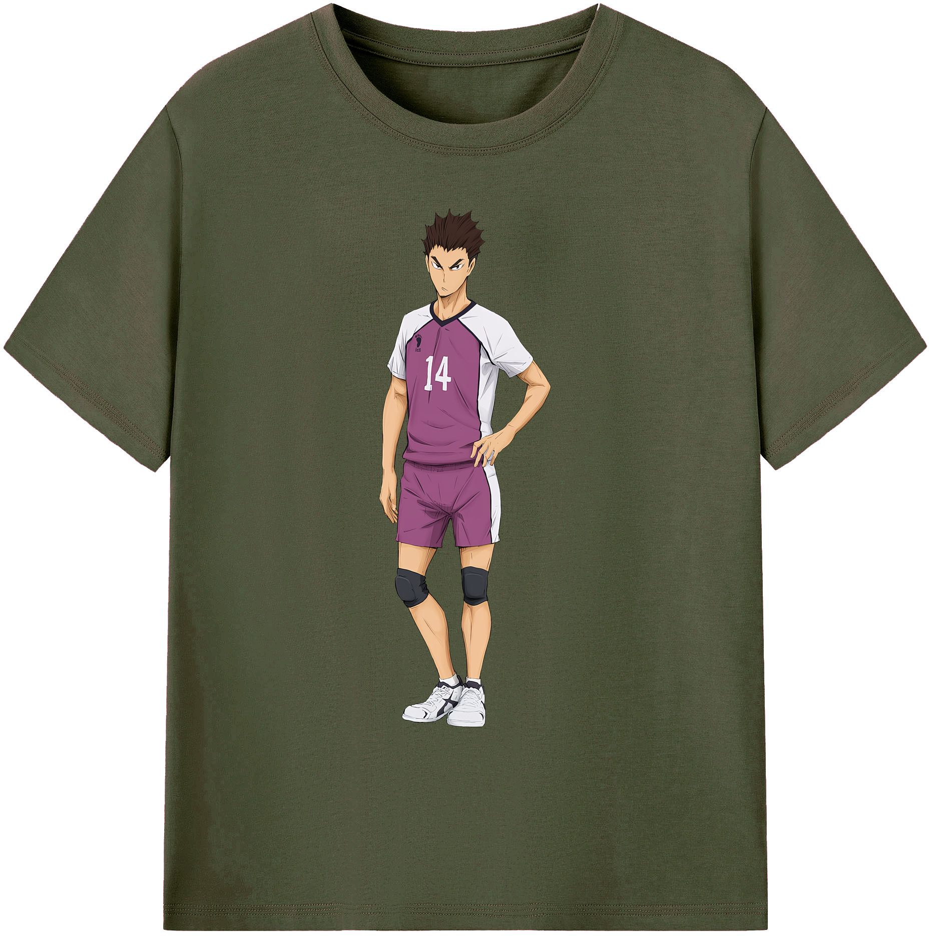 （画像用） ハイキュー!! Haikyu!! 綿100％ メンズ半袖Tシャツ｜肌触りやわらか＆通気性